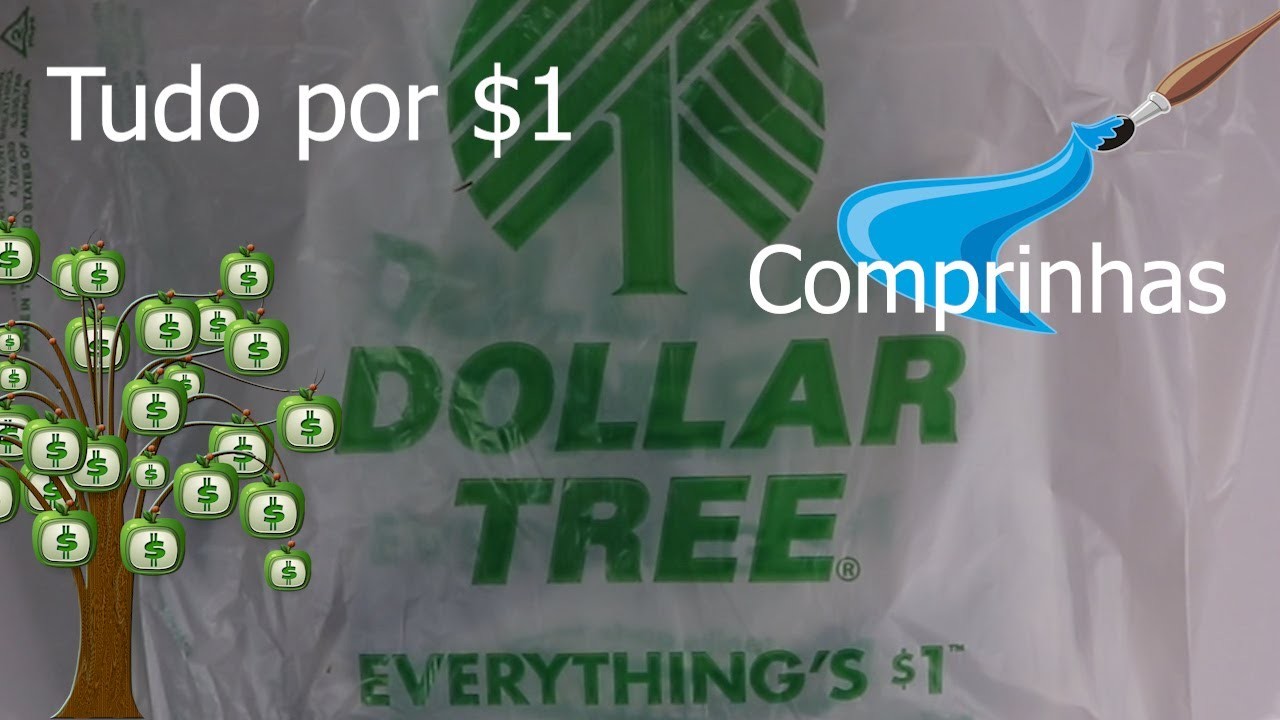 COMPRINHAS NA LOJA DO DOLLAR TREE NA QUARENTENA | MATERIAL DE ARTESANATO | DANI TUTORIALS