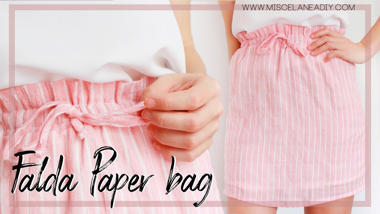 DIY FALDA | Cómo hacer una falda paper bag