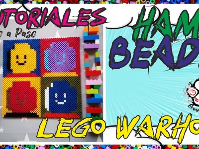 DIY LEGO WARHOL HAMA BEADS - STOP MOTION VIDEO -