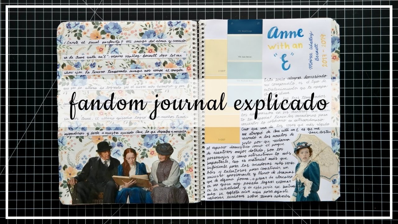 Fandom Journal Paso a Paso. Cómo decorar una página | amellali's journal