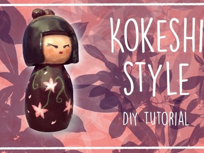 ¡Hice una muñequita estilo Kokeshi! - Tutorial- DIY.