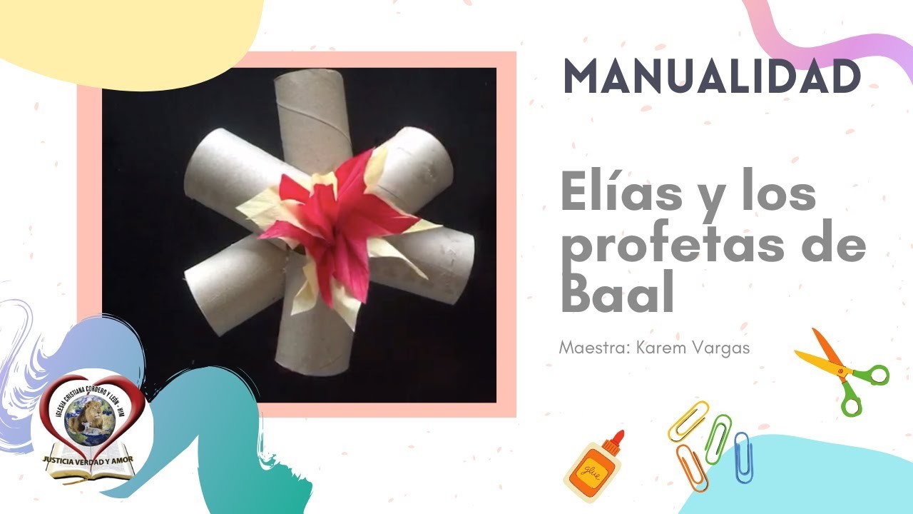 MANUALIDAD: ELÍAS Y LOS PROFETAS DE BAAL - Ministerio de niños C&L