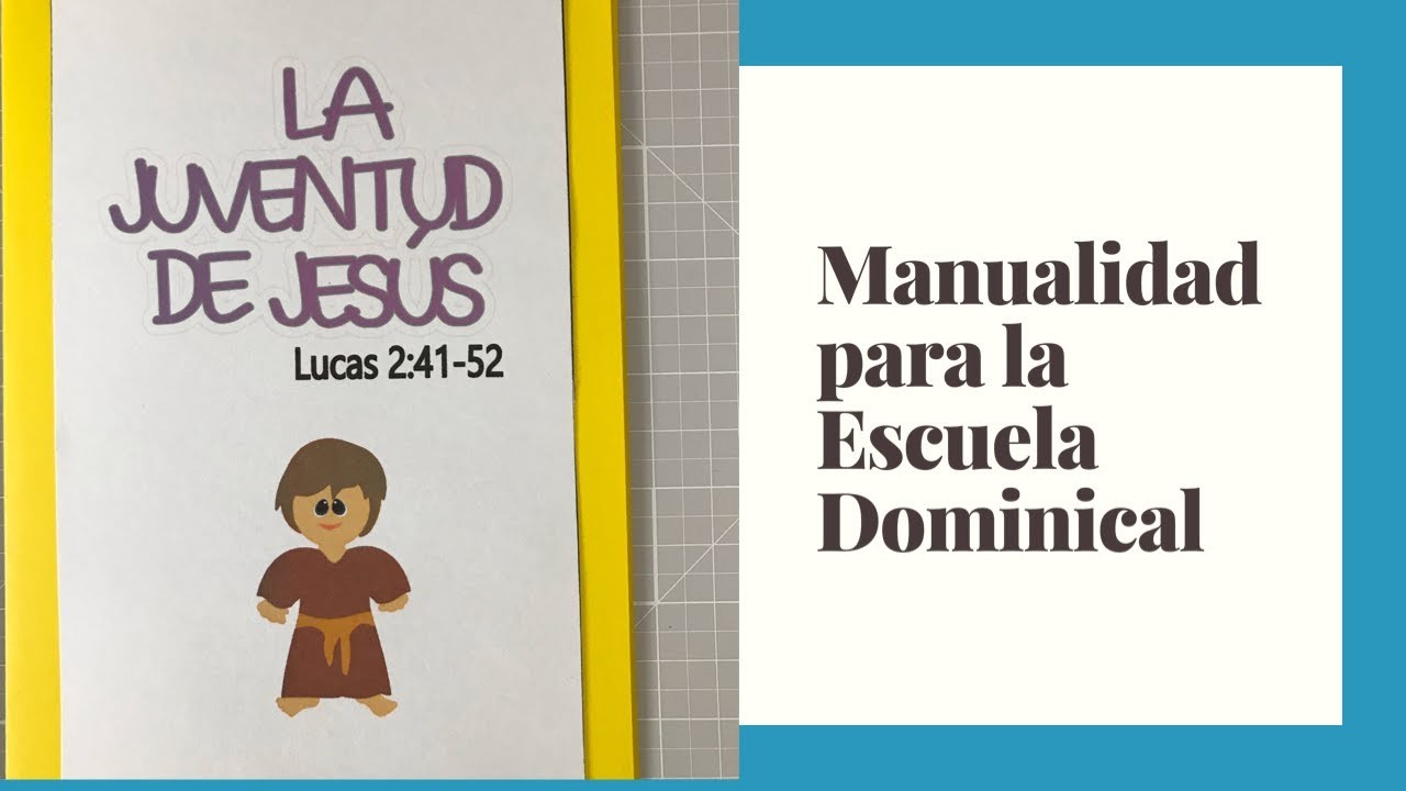 Manualidad La Juventud de Jesús.Escuela Dominical.Imprimibles gratis