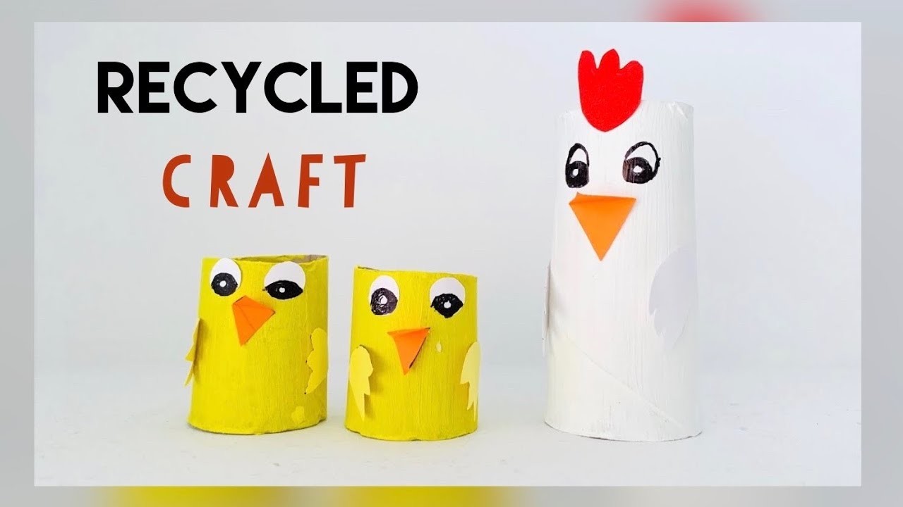 Manualidades infantiles de reciclaje | Rollos de papel higiénico  | Kids CRAFTS