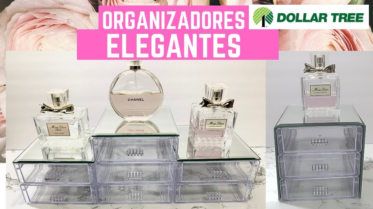 ORGANIZADORES CON ESPEJOS ELEGANTES! ORGANIZACION MAQUILLAJE Y HOGAR. DOLLAR TREE DIY FACIL