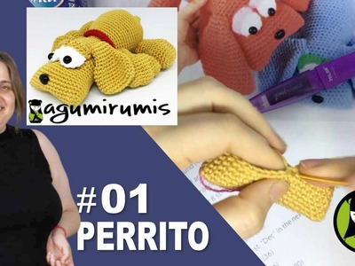 PERRITO AMIGURUMI 01 tutorial perrito tejido a crochet