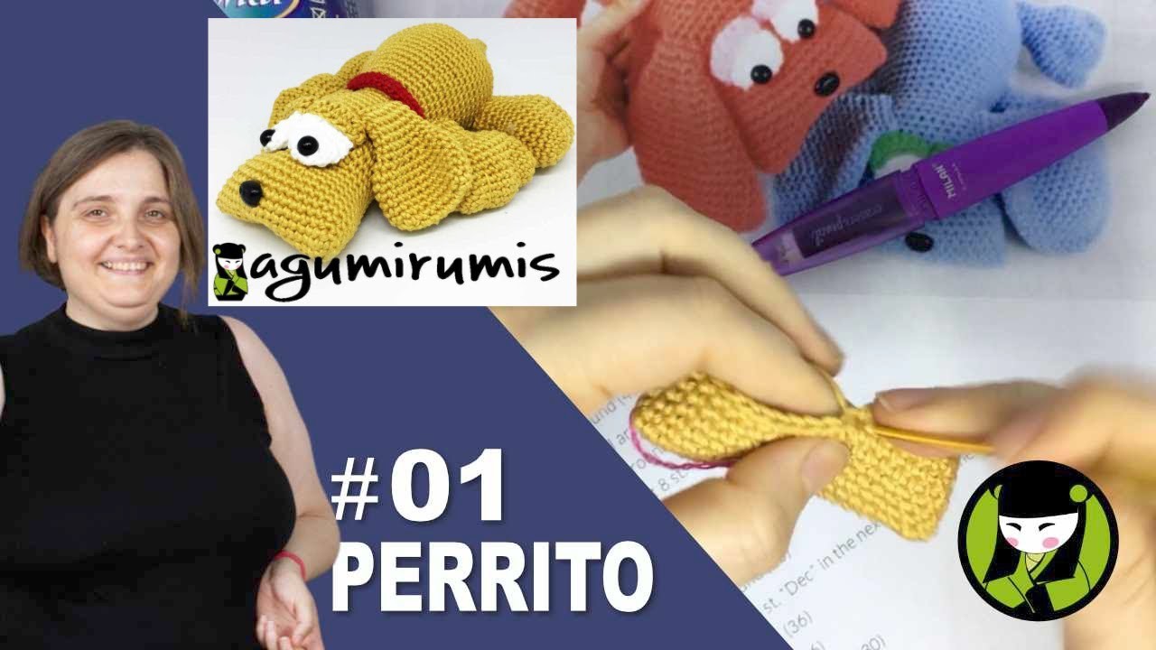 PERRITO AMIGURUMI 01 tutorial perrito tejido a crochet