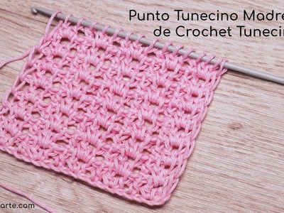Punto Tunecino Madreselva de Crochet Tunecino | Tutoriales de Crochet Tunecino Paso a Paso