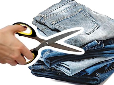 ¿ Qué hacer con Jeans viejos?  - Manualidades Recicladas