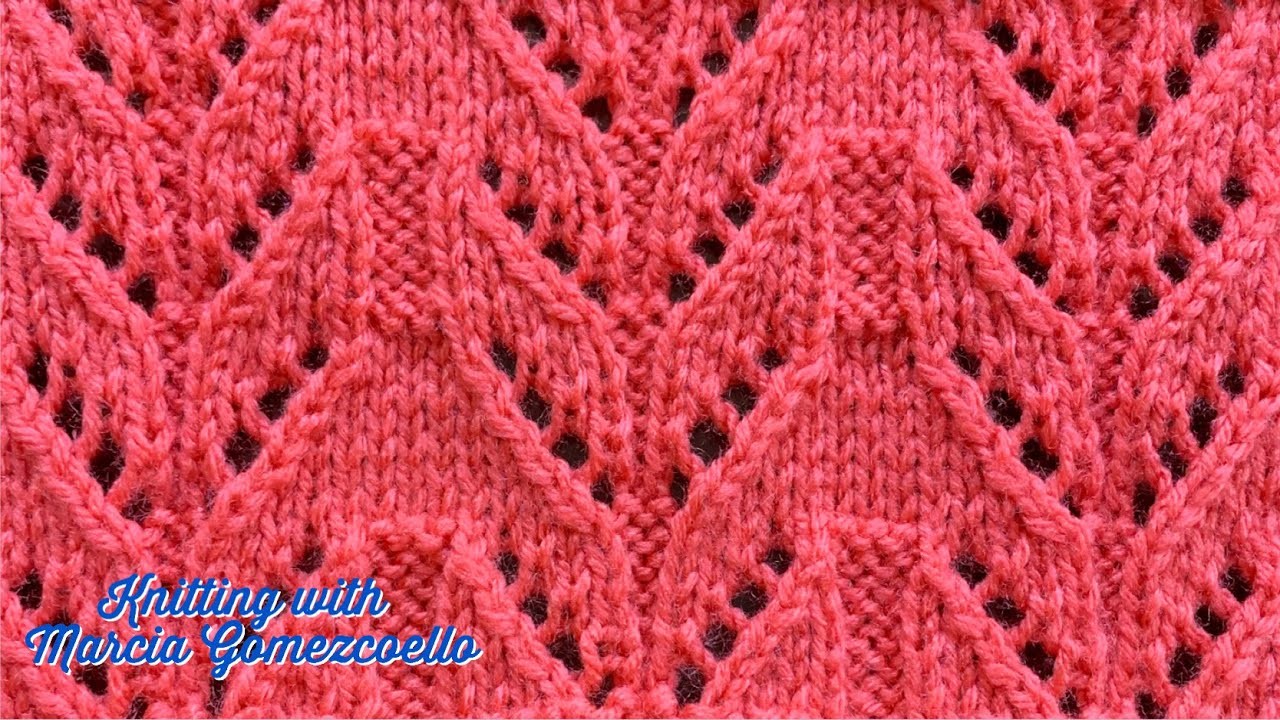 TEJIDOS A DOS AGUJAS: 86- Cola de Ballena. KNITTING WITH TWO NEEDLES: Whale Tail