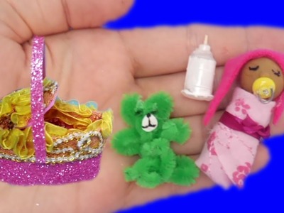 Trucos Y Manualidades Para Barbies. Conjunto De Bebé En Miniatura Para Muñecas Barbie