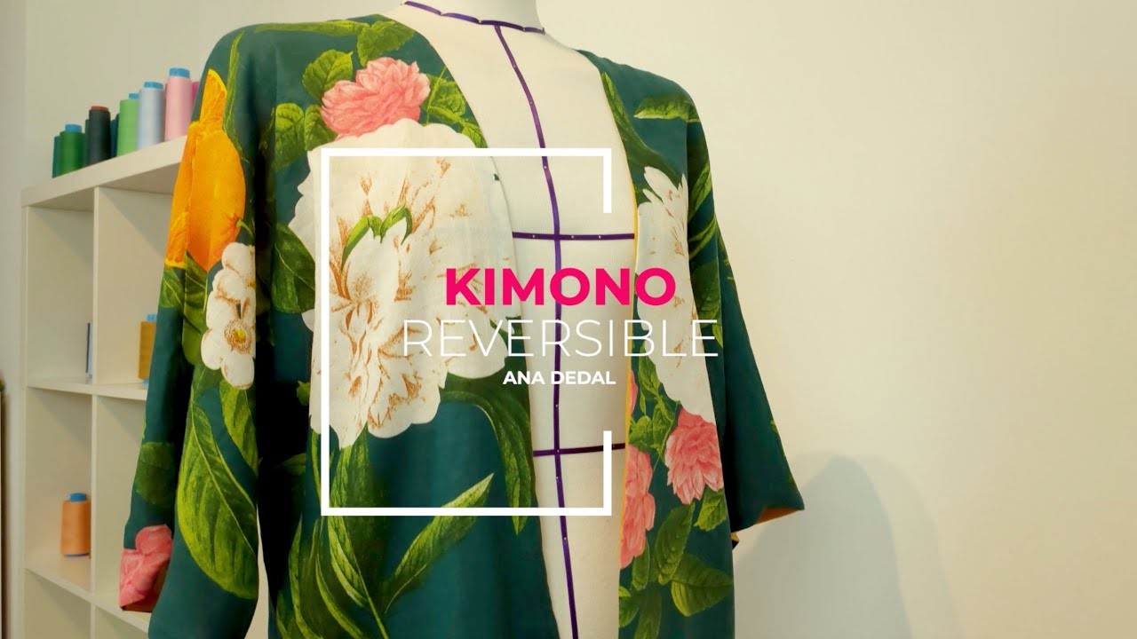 ⒹⒾⓎ TUTORIAL - Kimono reversible (I). Confecciona un kimono con PATRONES para descargar incluidos.