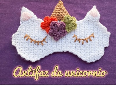 Antifaz de Unicornio Tejido a Crochet: Paso a paso