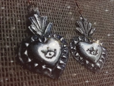 DIY ¿Cómo hacer aretes con latas? Repujado ♻️ MANUALIDADES