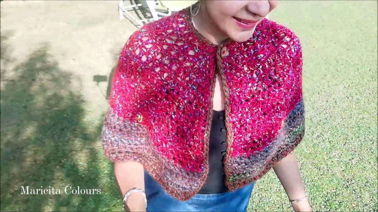 Idea # 15 Capa a Crochet "Abril" ⬇️???? abajo el tutorial por Maricita Colours