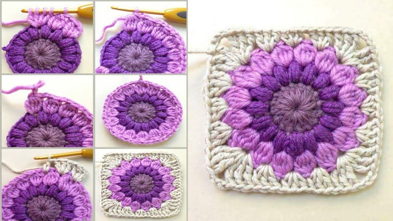 Nuevos Square a Crochet