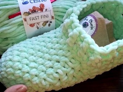 Pantuflas crochet faciles Fast Fini