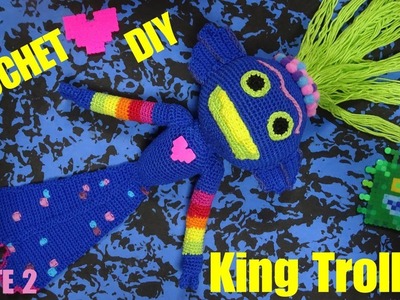 ???? Patrón para crear amigurumi del King Trollex????????‍♂️ (Trolls World Tour movie) a crochet???? - PARTE 2