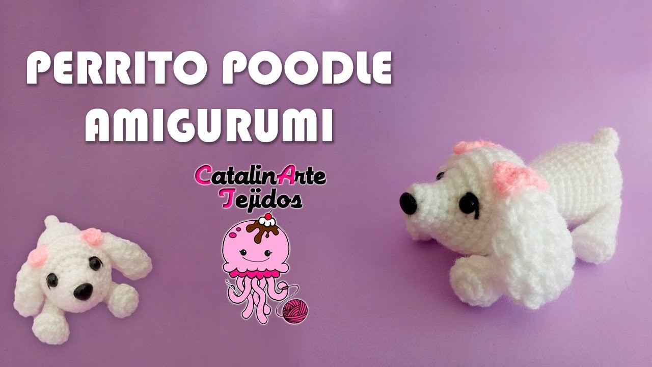 Perrita poodle LULÚ amigurumi | CatalinArte Tejidos