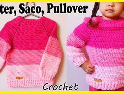 ????SWEATER Tejido a Crochet (Jersey, Chompa, Saco, Suéter, Pullover) | OTOÑO - INVIERNO????