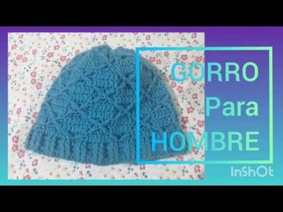 ????GORRO HOMBRE|| (crochet ESPAÑOL)