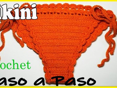 ????Bikini Panti o Calzón a Crochet - Ganchillo paso a paso (TODAS LAS TALLAS) ????Traje de baño????