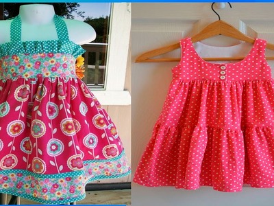 Diseños casuales de vestidos para niñas