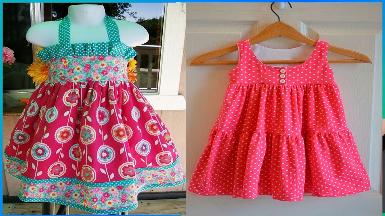 Diseños casuales de vestidos para niñas