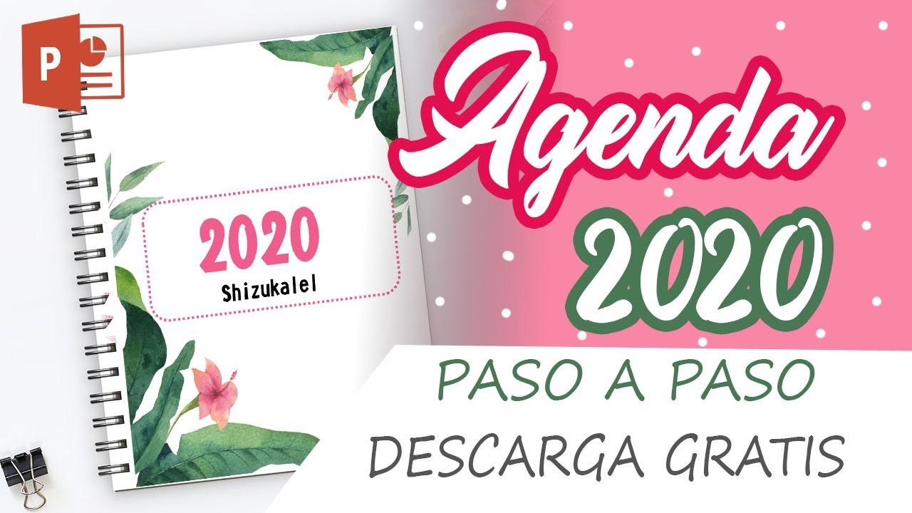 DIY AGENDA 2020 PASO A PASO + DESCARGA GRATIS ♥