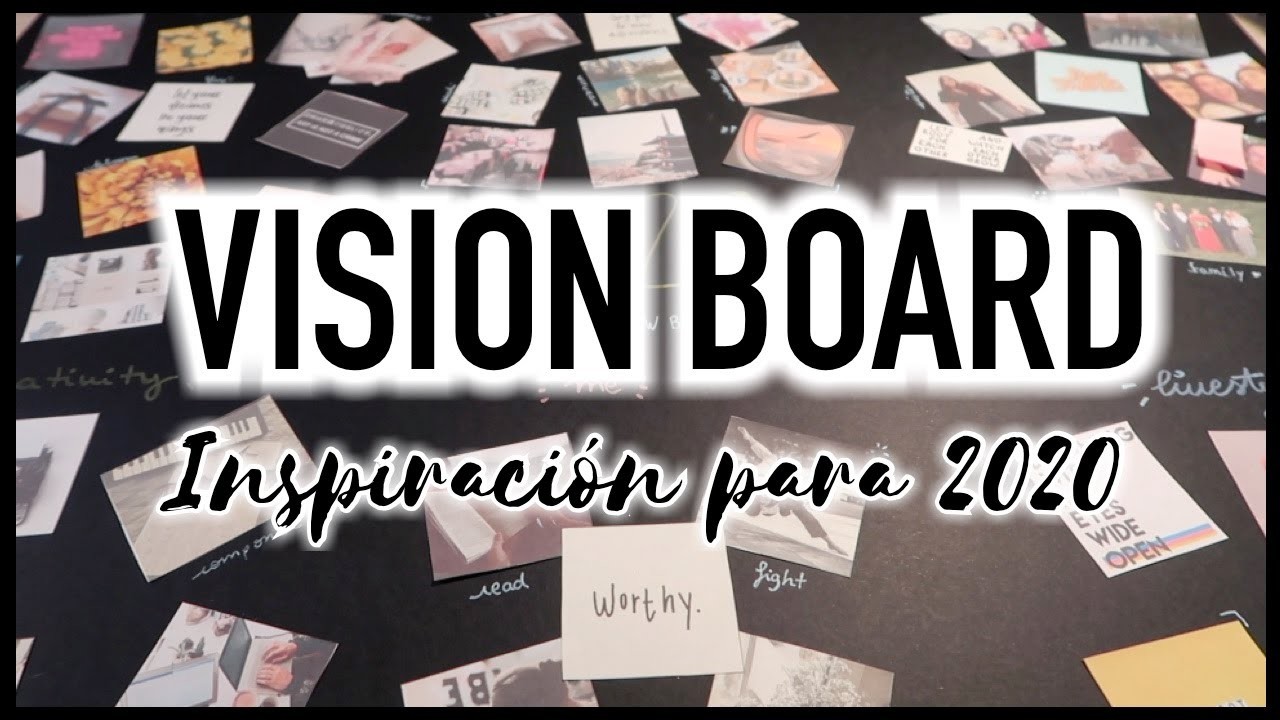 DIY: Creando un mural de inspiración · VISION BOARD 2020 | Christine Hug
