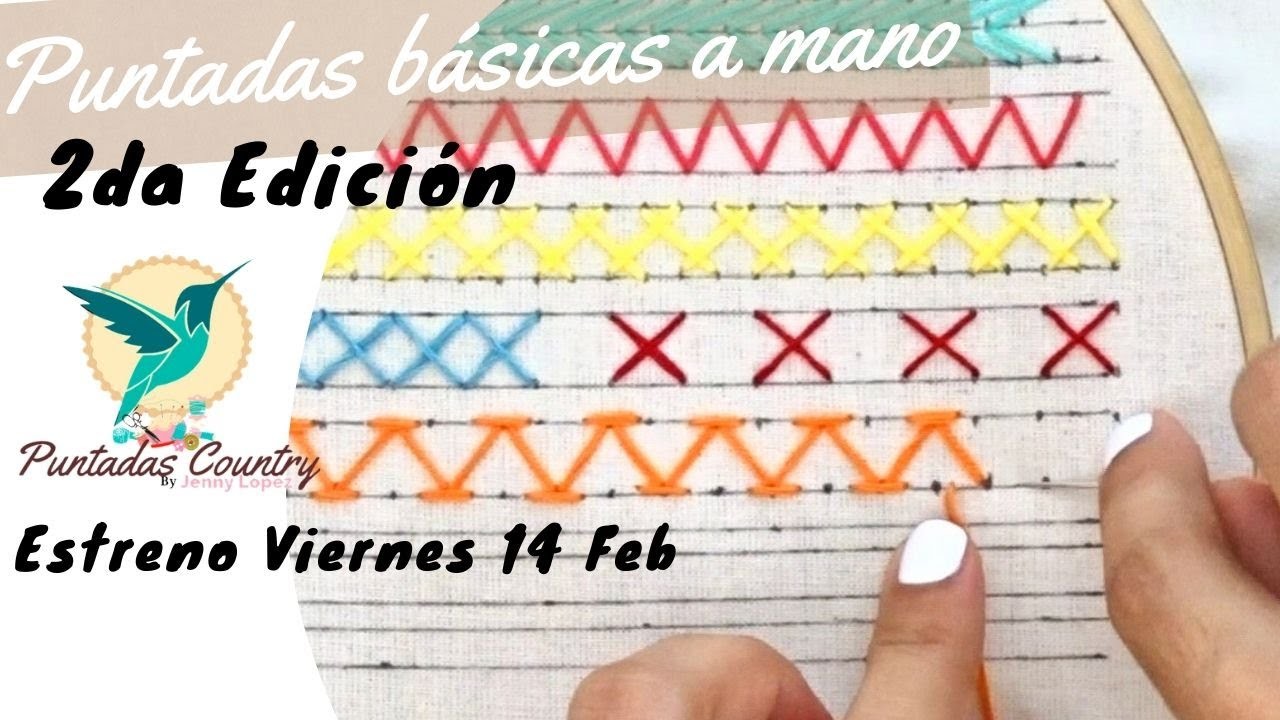 ESTRENO‼ Curso Bordado a mano 2da Edición.
