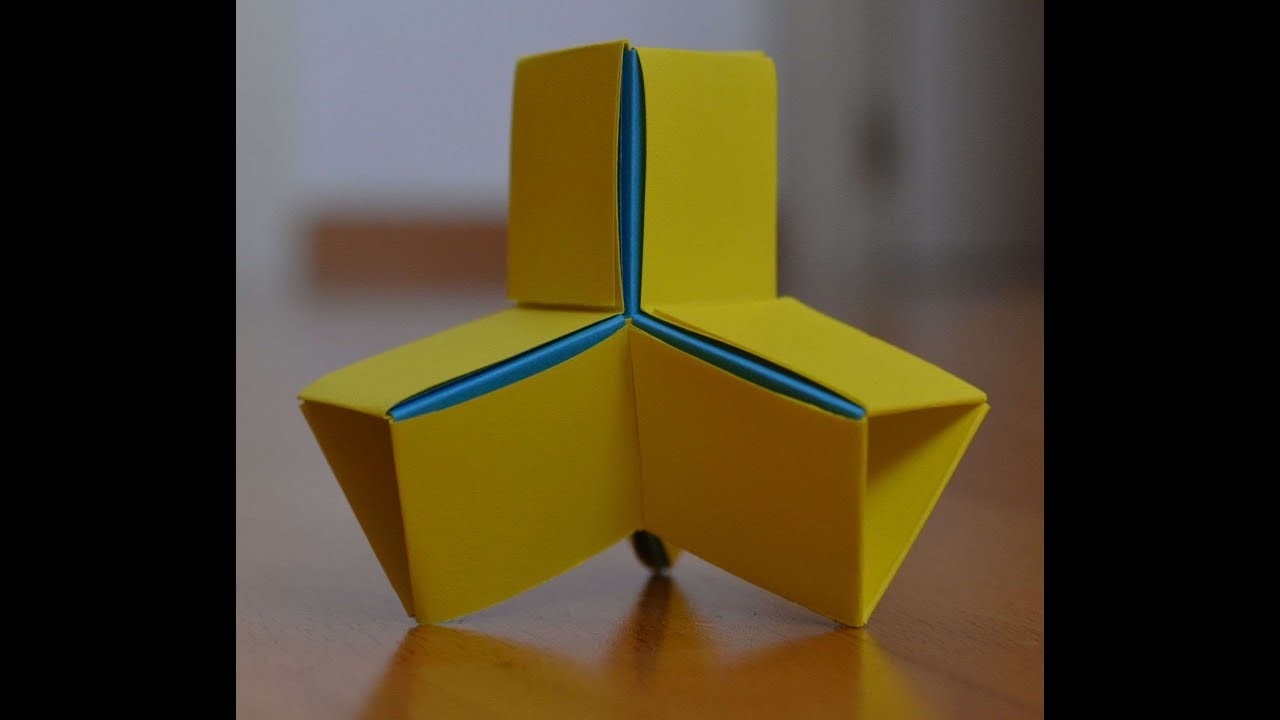 Kusudama Tetraedro Modulo Heinz Strobl