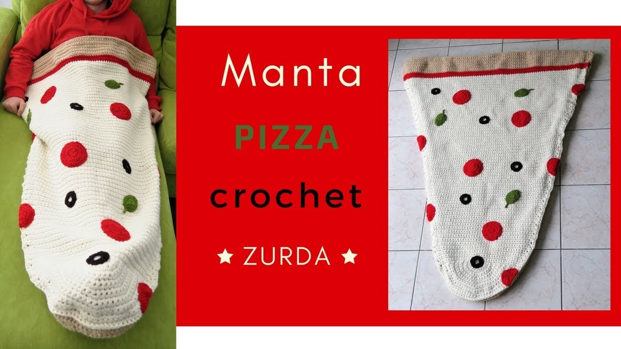 MANTA PIZZA A CROCHET ???? | ZURDA | CHIC DIY