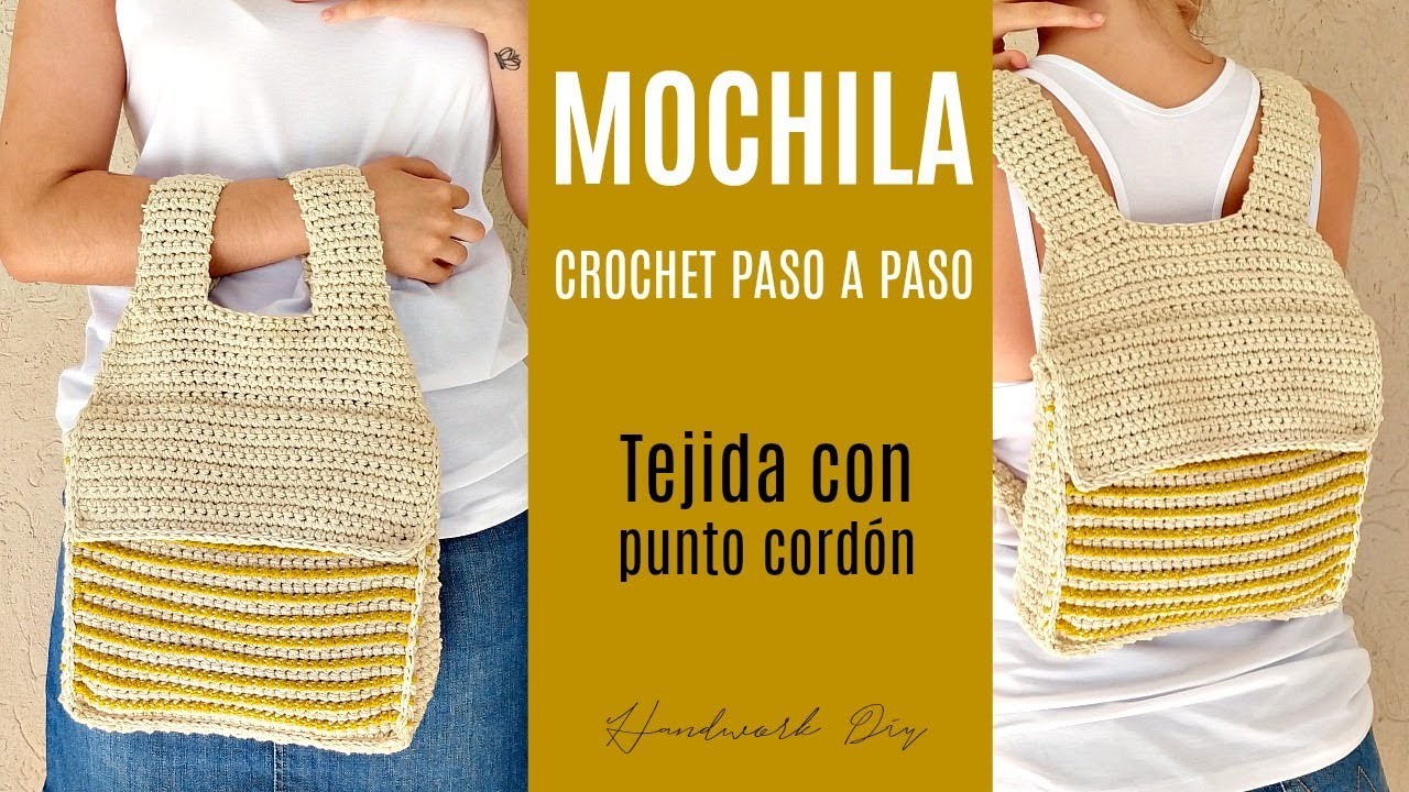 Mochila a crochet paso a paso | Handwork Diy