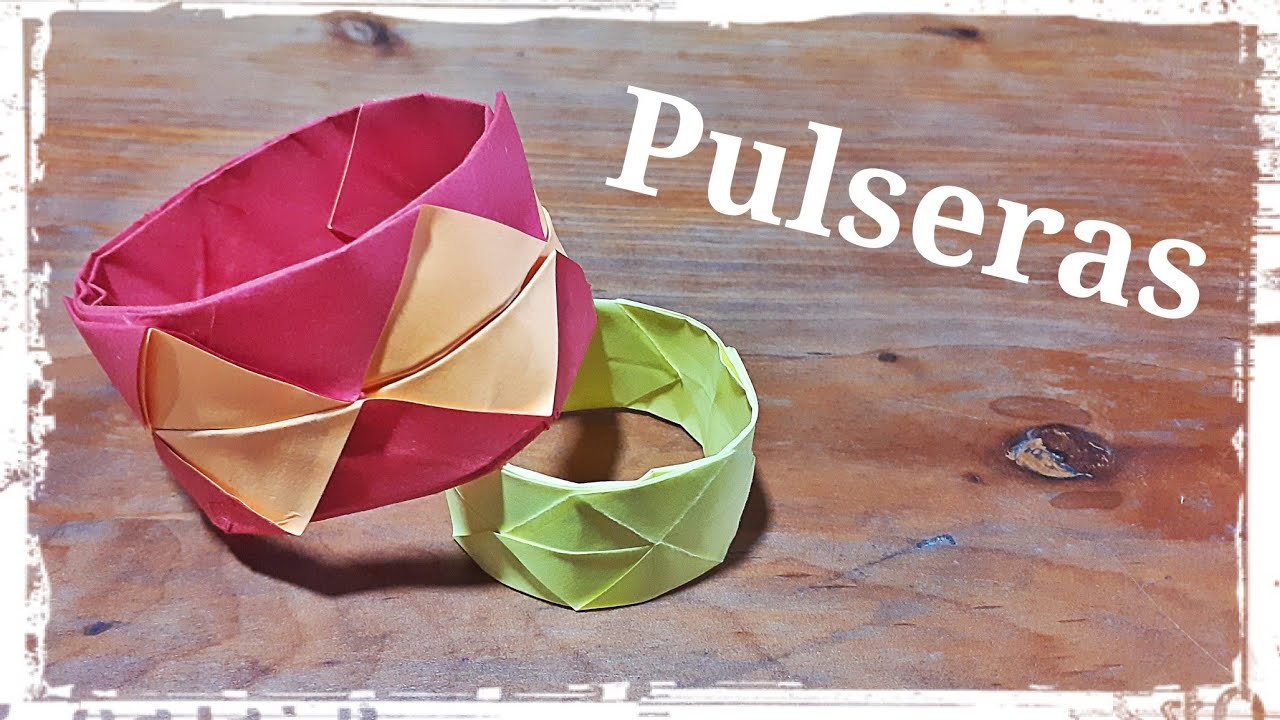 Pulsera de Papel - Origami