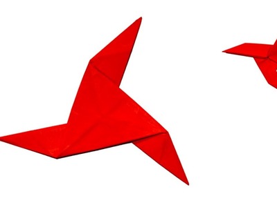 Como hacer una estrella de papel facil - Shuriken de Papel - Estrella Ninja