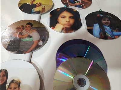 Decoración y reciclado de CD Tus fotos y recuerdos a la vista #gracielaherman