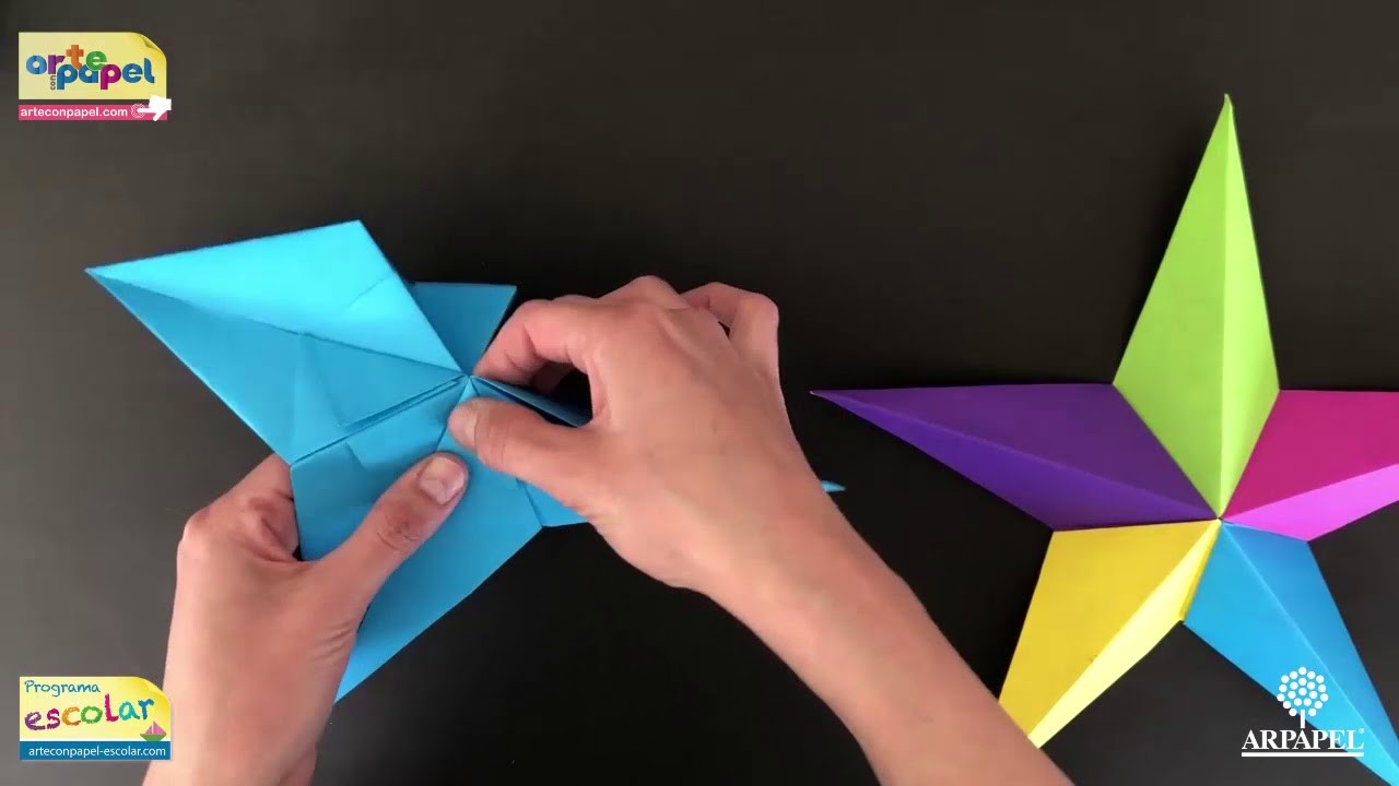 Estrella de Origami. Origami star