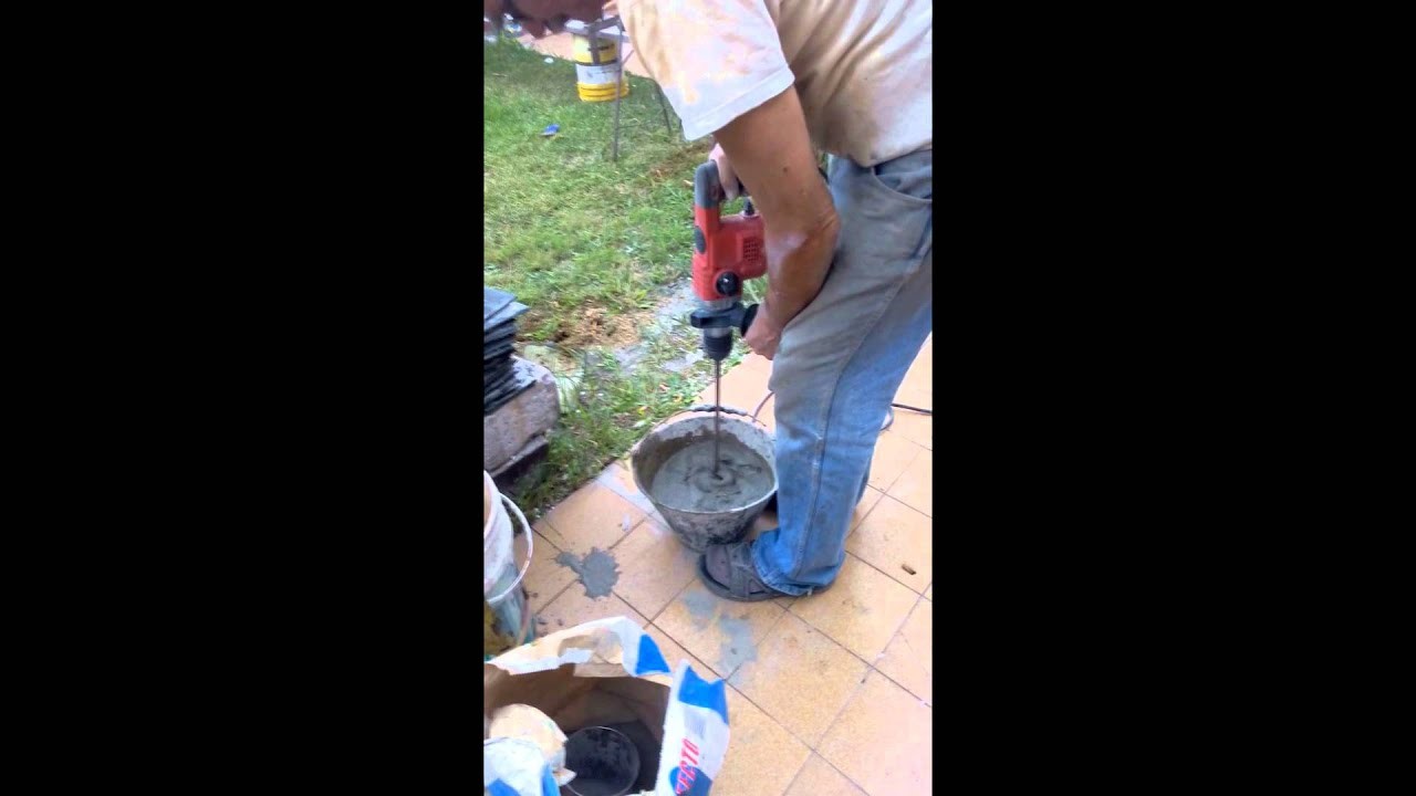 Mezclador de Cemento Casero - Homemade cast mixer
