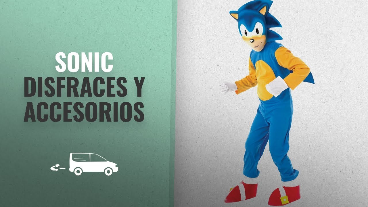 10 Mejores Disfraces Y Accesorios De Sonic : Rubies - Sonic el Erizo, Traje para niños de 5-6