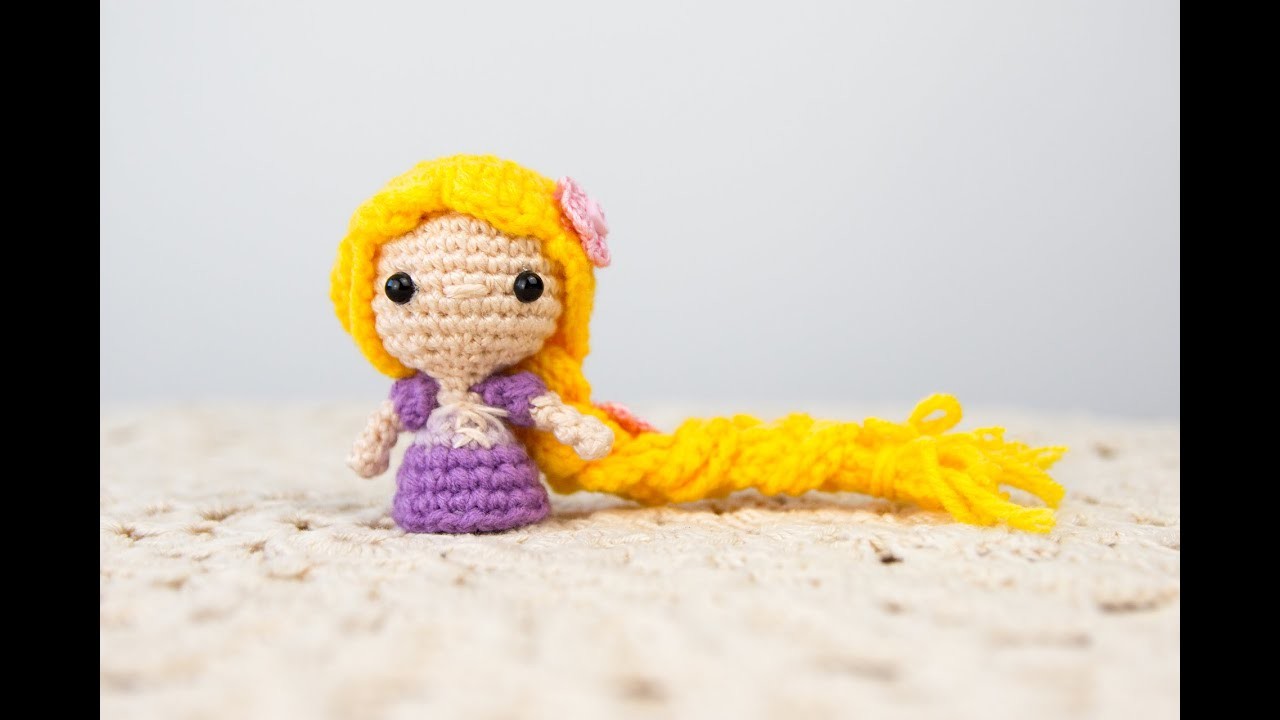 Amigurumi | como hacer a Rapunzel en crochet | Bibi Crochet
