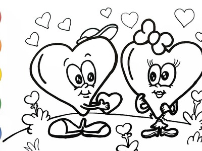 Como Dibujar Corazones por el Día de San Valentin - Dibujos Faciles Paso a Paso. FunKeep  Art