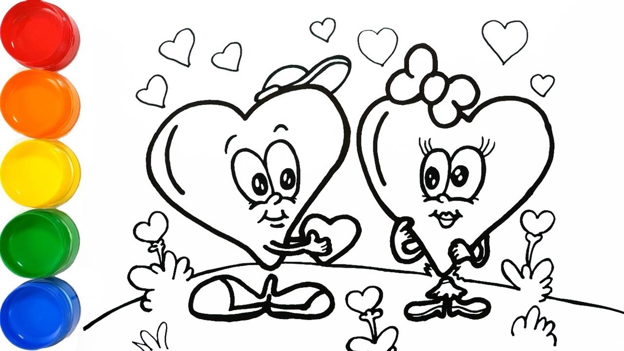 Como Dibujar Corazones por el Día de San Valentin - Dibujos Faciles Paso a Paso. FunKeep  Art