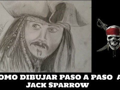 Como dibujar jack sparrow paso a paso