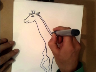 Como dibujar una jirafa | como dibujar una jirafa paso paso