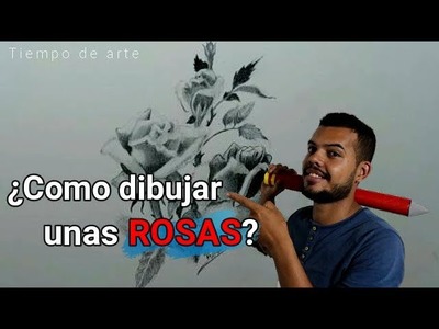 ¿cómo dibujar unas ROSAS a lápiz?-  ¡¡fácil y narrado!!