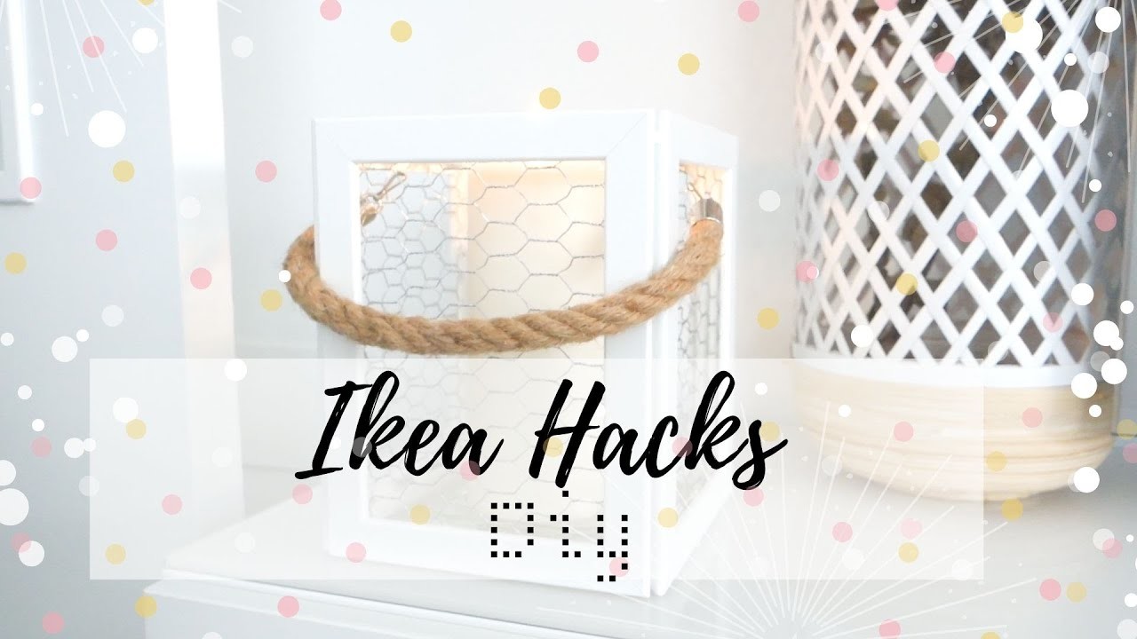 DIY IKEA HACKS ???? : IDEAS FÁCILES Y SENCILLAS PARA DECORAR ???? LADYANDRIU ✂️