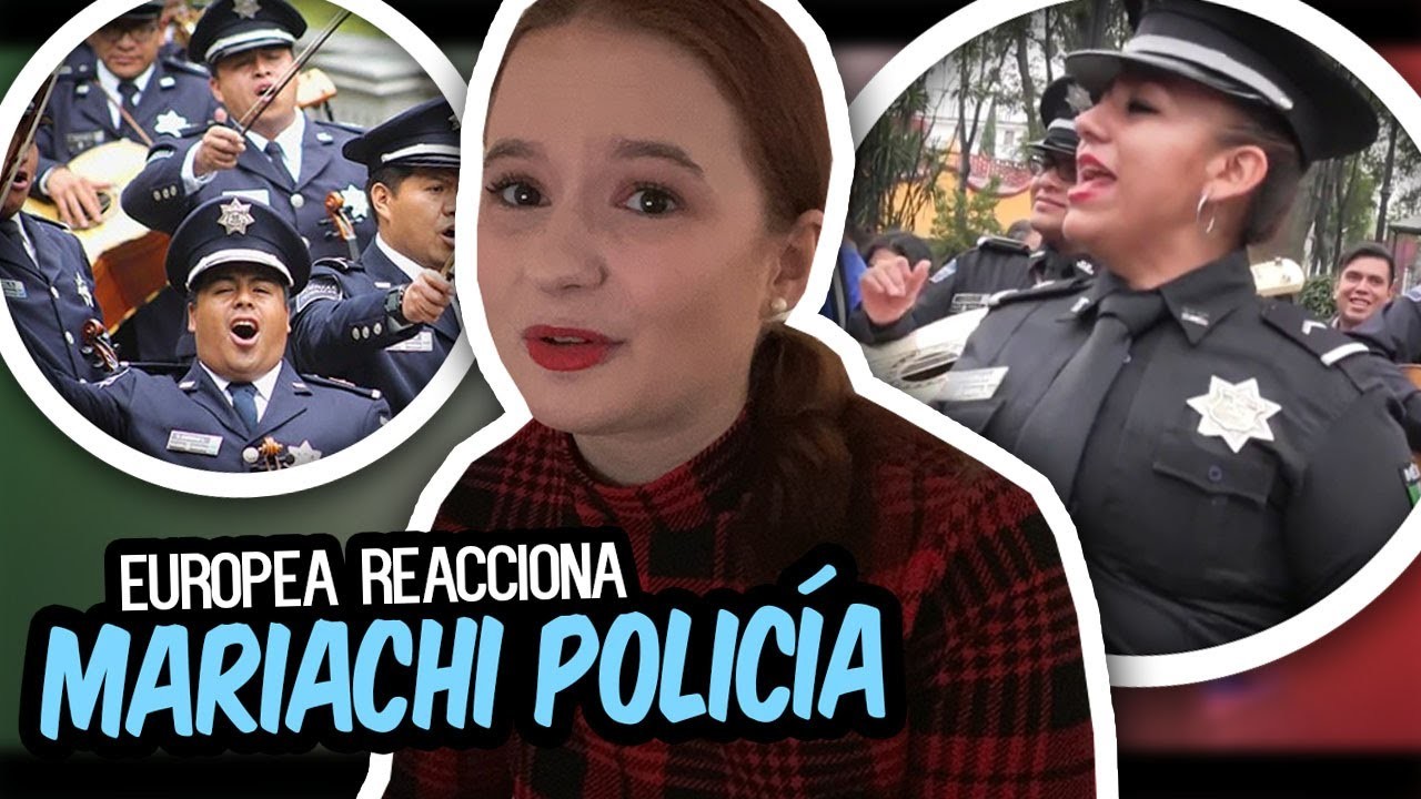 EUROPEA ???????? REACCIONA A FLASHMOB DE Mariachi de la policía federal - extranjera reacciona