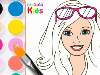 How to draw a girl BARBIE | Dibujos faciles BARBIE #comodibujar