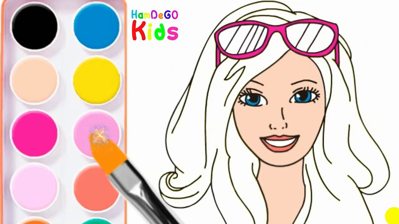 How to draw a girl BARBIE | Dibujos faciles BARBIE #comodibujar